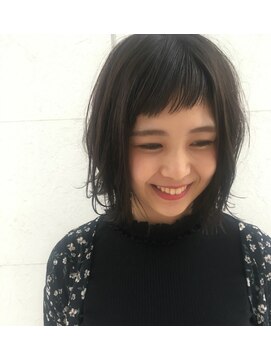 ブーム(BOOM) 【大分】くすませアッシュカラー　ボブスタイル