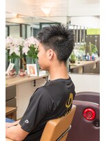 ヘアージャンティ(HAIR GENTIL)&nbsp;メンズ　ベリーショート　【 刈り上げ × ソフモヒ 】