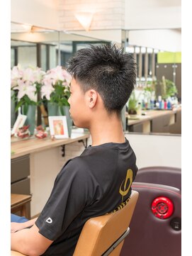 ヘアージャンティ(HAIR GENTIL) メンズ　ベリーショート　【 刈り上げ × ソフモヒ 】