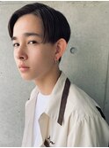 ◇トランクスヘア ツーブロック かき上げヘア 七三オールバック