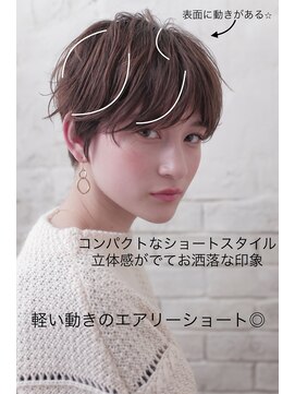 ネオリーブ シュシュ 神保町店(Neolive susu) コンパクトで立体感のあるエアリーショートベビーバング