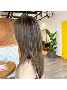 ハウリーヘアアンドスパ(HAURY hair&spa) ミルクティーハイライト