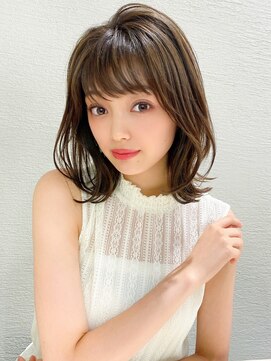 シルクレイ 吉祥寺店(Silk-lei) 外ハネボブルフ大人っぽ小顔ヘア★ベージュ 20代/Silk-lei吉祥寺