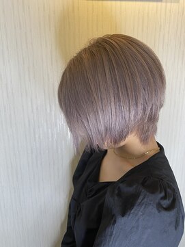ヘアーグランデシーク(Hair Grande Seeek) ショートヘア　ハイトーンミルクティー☆