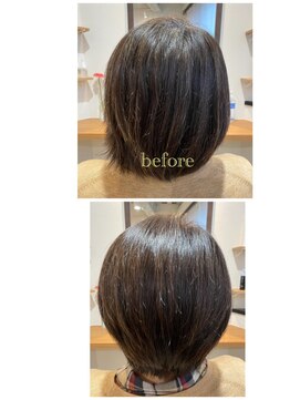 ヘアースパ カラマ(hair spa kalama) 煌水ストレートスタイル Before After