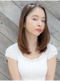 顔周りレイヤー　オレンジベージュ