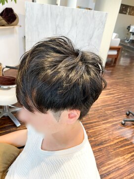 アトリエアルシュ(atelier ARCHE) 神戸.垂水 【メンズ縮毛矯正】自然な動きのメンズショートヘア