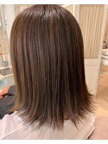 アルブル エト シミー(Arbre et chimie) 縮毛矯正でも外ハネボブ