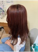 ブリーチなしで、つやつやピンク◎