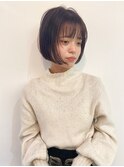 mini bob ×lavender beige