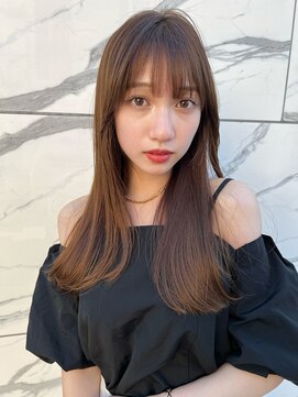 ティア(Tia.) (韓国風/くびれヘア/ロングヘア/前髪/サイドバング/小顔)