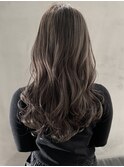 20代30代表参道 レイヤーロング 髪質改善ショコラグレーベージュ