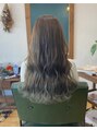 ヘアーサロン クレフ(Hair salon CLEF) 細めのハイライトにグレー系のカラーをON