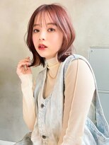 エース (ACE)&nbsp;ACE 横浜　くびれボブ×明るめピンクブラウン