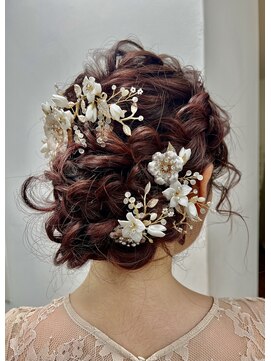 ミセス 天神店(MISESU) 編み込みパーティーヘアセット