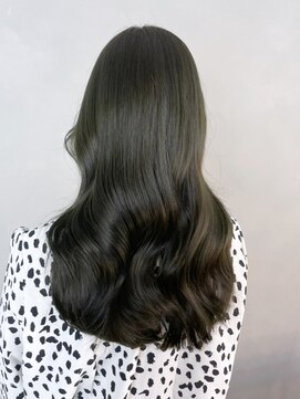 アイティーバイアルバム 松戸店(IT by ALBUM) オリーブグレージュ_斜めバンググレージュカラー_ba417521