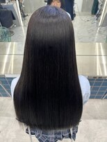 ロンドルーチェ 心斎橋(Lond luce)&nbsp;ダークアッシュ/ミディアムレイヤーカット［髪質改善/縮毛矯正］