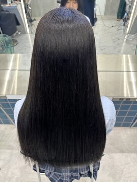 ロンドルーチェ 心斎橋(Lond luce) ダークアッシュ/ミディアムレイヤーカット［髪質改善/縮毛矯正］