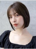 前髪あり内巻きボブ20代30代40代【AIN.表参道】川原大地