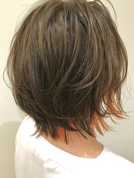 ダスティ 梓川店(Dasty) インナーカラー×レイヤーボブ