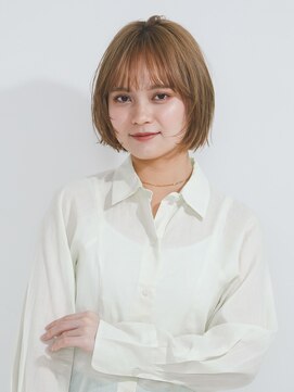 オンク 新宿(onk) 黒髪/グレーベージュ/レイヤーロング/前髪パーマ[新宿駅]