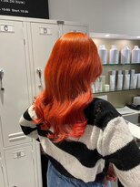 ロア 中目黒(loa)&nbsp;レイヤーロング/グレーベージュ/黒髪/前髪パーマ[中目黒]