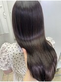 艶々グレージュカラー