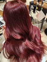 うる艶ボルドーカラー