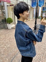 ハルキ ミナト ジャパン オオサカ(HARUKI MINATO japan OSAKA)&nbsp;40代50代小顔似合わせカットくびレイヤーエモージュ大人可愛い