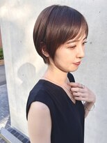リアン アオヤマ(Liun aoyama) マッシュショート/ニュアンスカラー/大人ショート/表参道駅