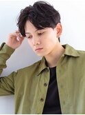 【Gallica】センターパート/くせ毛風パーマ/簡単スタイリング