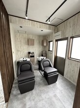 【フルフラットになるシャンプー台】まるでふかふかのベッド( *´艸｀)