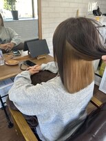 ライフ 住道店(Lyfe)&nbsp;インナーカラーベージュ_こなれミディイメチェン_423