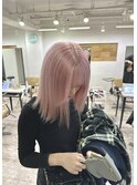 ホワイトピンクペールピンクピンクアッシュハイトーン成増