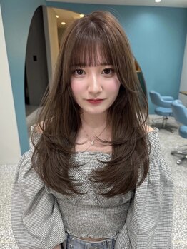 ボタン 熊本(VOTAN)の写真/こだわりの実力派スタイリストがおうちでもまとまるスタイルにcut☆お客様の周期に合わせてご提案します◇