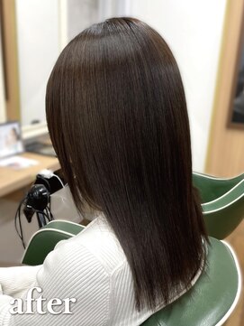 アイスタイルプレミアム フジ三篠店(I STYLE premium) 高濃度水素ケアカラー＋オーダーメイド髪質改善トリートメント