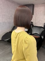 ロンドワン 三宮元町(Lond one) チェリーブラウン/あご下1センチボブ