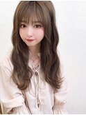 グレージュ髪質改善カラーカットトリートメント3/池袋駅