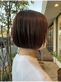 ぷつっとボブ×カッパーブラウン