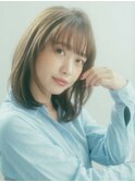 【emu井上信洋】ナチュラルストレートレイヤーミディ【エミュ】