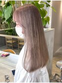 ラベンダーベージュミルクティーベージュカラーブリーチ力ラー