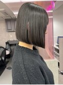 韓国風タッセルボブ/切りっぱなしボブ/収まり抜群レイヤーボブ◎