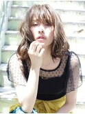 ■ココアベージュ外国人風ニュアンスカールM.SLASH自由丘10-9