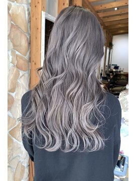 ラグーン(LAGOON) ホワイトミルクティーベージュ/バレイヤージュ/ケアブリーチ