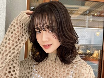 ルービック 梅田茶屋町(Rubik)の写真/【梅田茶屋町】当日受付OK◎柔らかい質感が続くふわふわカールで女性らしさUP！[大阪梅田駅/髪質改善]