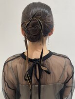 ケンジ 横浜(KENJE)&nbsp;個性派カチモリヘア/タイトお呼ばれアレンジ