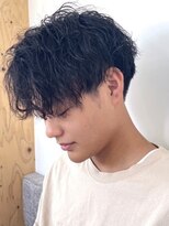 ラギッド 大野城店(RUGGED)&nbsp;ツイストスパイラルパーマ ツーブロックマッシュ 無造作