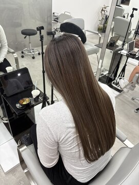 レアル 心斎橋 大阪(REAL) オレンジ味抑えたグレージュカラー