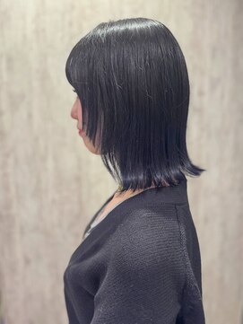 テトテ 門戸厄神店(tetote) 【tetote門戸厄神/村山】黒髪/ミディアムレイヤー