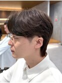 ショートネープセンターパート